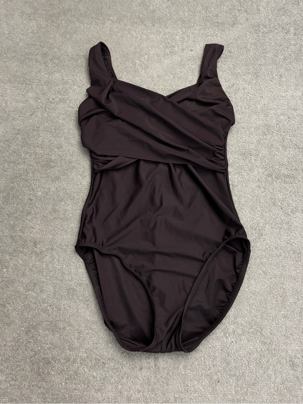 Miraclesuit One Piece Slimming Swimsuit Chocolate Brown Women’s